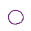 Kralenarmband in de kleur paars met prachtige facet kralen