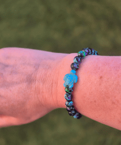 Handgemaakte kralenarmband schildpad