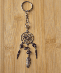 Geef sleutelhanger dromenvanger amethist cadeau
