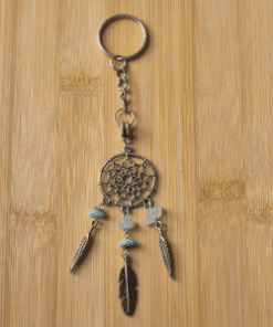 Dromenvanger met aquamarijn als sleutelhanger