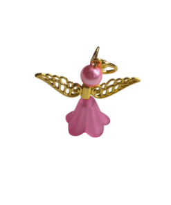 Geluksengeltje roze filigraan