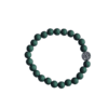 Kralenarmband groen met levensboom bedel is handgemaakt
