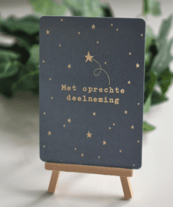 Kaart met oprechte deelneming